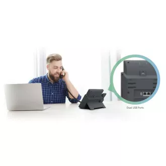 Yealink SIP-T46U SIP telefon, PoE, 4,3" 480x272 LCD, 27 prog.tl.,2xUSB, Gig Yealink SIP-T46U SIP telefon, PoE, 4,3" 480x272 LCD, 27 prog.tl.,2xUSB, Gig