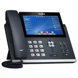 Yealink SIP-T48U SIP telefon, PoE, 7" 800x480 LCD, 29 prog.tl.,2xUSB, GigE