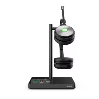 Yealink WH62 Dual DECT základna s náhlavní soupravou na obě uši Yealink WH62 Dual DECT základna s náhlavní soupravou na obě uši