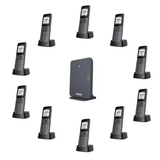 Yealink W71P DECT základová stanice a ručka, 1,8" černobílý disp., až 10 ruček