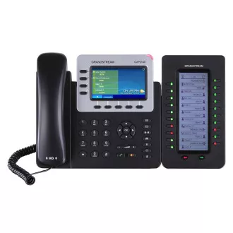 Grandstream GXP2140, 4,3" TFT bar. displej, 4 SIP účty, 4 prog. tl., BT, dual Gbit port, PoE Grandstream GXP2140, 4,3" TFT bar. displej, 4 SIP účty, 4 prog. tl., BT, dual Gbit port, PoE