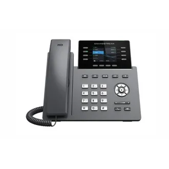 Grandstream GRP2624 SIP telefon, 2.8" TFT bar. displej, 12 SIP účty, 4 pr. tl., 2x1Gb, WiFi, BT