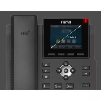 Fanvil X3SG SIP telefon, 2,8"bar.disp., 4SIP, dual Gbit, PoE Fanvil X3SG SIP telefon, 2,8"bar.disp., 4SIP, dual Gbit, PoE