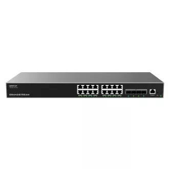Grandstream GWN7812P L3 Managed Network PoE Switch 16 portů / 4 SFP+, VLAN, DHCP, Stacking