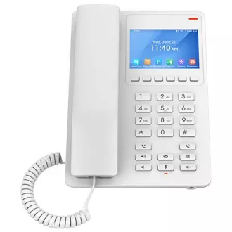 Grandstream GHP630 SIP hotelový telefon s displejem, bílý Grandstream GHP630 SIP hotelový telefon s displejem, bílý