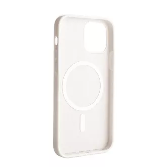 ER POWER Silikonový kryt CARNEVAL SNAP pro iPhone 12 mini s MagSafe - bílá