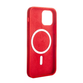 ER POWER Silikonový kryt CARNEVAL SNAP pro iPhone 12 mini s MagSafe - Červená