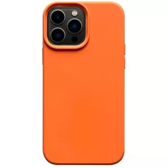 ER POWER Silikonový kryt CARNEVAL SNAP pro iPhone 14 Pro s MagSafe - oranžová