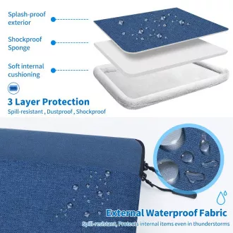 Seine Scene Taška na notebook Seine Scene Valence sleeve 13,6'' - modrá