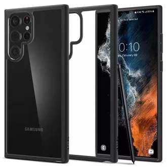 Ochranný kryt Spigen Ultra Hybrid pro Samsung Galaxy S22 ultra matně černý