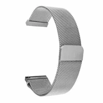 Tactical 640 Loop Magnetický Kovový Řemínek 20mm Silver Tactical 640 Loop Magnetický Kovový Řemínek 20mm Silver