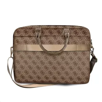 Guess PU 4G Metal Logo Taška na Notebook 15/16" Brown