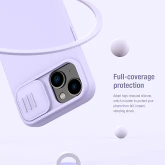 Nillkin CamShield Silky Magnetic Silikonový Kryt pro Apple iPhone 14 Black Nillkin CamShield Silky Magnetic Silikonový Kryt pro Apple iPhone 14 Black