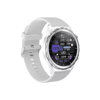 CARNEO Queen HR+/44mm/Silver/Sport Band/White
