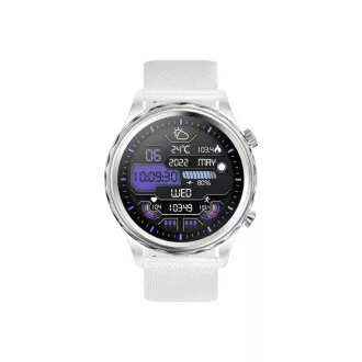 CARNEO Queen HR+/44mm/Silver/Sport Band/White