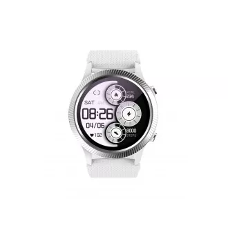 CARNEO Athlete GPS/Silver/Sport Band/White