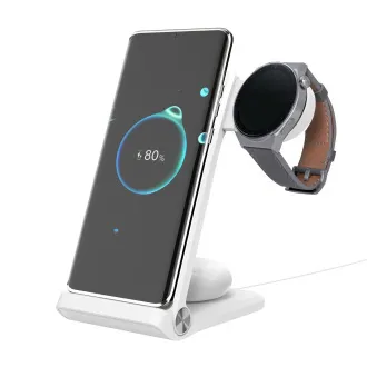 Nillkin PowerTrio 3v1 Bezdrátová Nabíječka pro Huawei Watch White - Použité