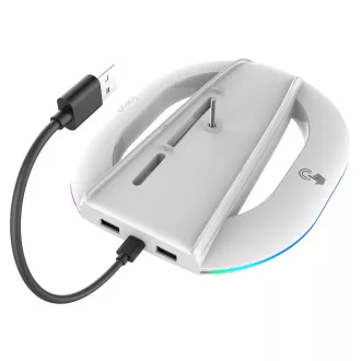 iPega P5S035SA Vertikální Stojan (2xUSB-A) s RGB pro PS5 Slim/PS5 Pro White iPega P5S035SA Vertikální Stojan (2xUSB-A) s RGB pro PS5 Slim/PS5 Pro White