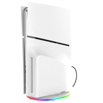 iPega P5S035SA Vertikální Stojan (2xUSB-A) s RGB pro PS5 Slim/PS5 Pro White iPega P5S035SA Vertikální Stojan (2xUSB-A) s RGB pro PS5 Slim/PS5 Pro White