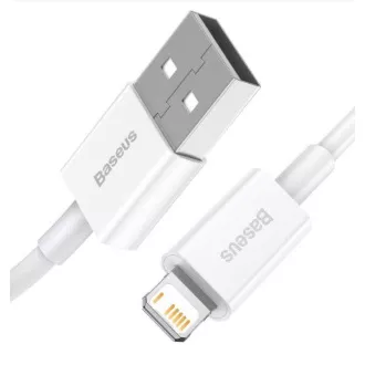 Baseus CALYS-B02 Superior Fast Charging Kabel Lightning 2.4A 1.5m White