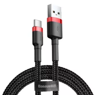 Baseus CATKLF-B91 Cafule Kabel USB-C 3A 1m Red/Black Baseus CATKLF-B91 Cafule Kabel USB-C 3A 1m Red/Black