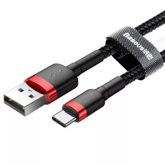 Baseus CATKLF-B91 Cafule Kabel USB-C 3A 1m Red/Black Baseus CATKLF-B91 Cafule Kabel USB-C 3A 1m Red/Black