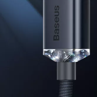 Baseus CAJY000005 Crystal Shine Series Datový Kabel USB - Lightning 20W 1,2m Purple