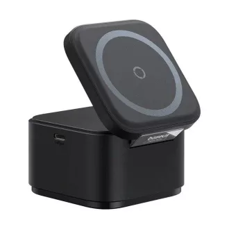 Baseus MagPro 3v1 Magnetická Bezdrátová Nabíječka 25W Cosmic Black Baseus MagPro 3v1 Magnetická Bezdrátová Nabíječka 25W Cosmic Black