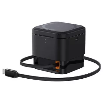 Baseus MagPro 3v1 Magnetická Bezdrátová Nabíječka 25W Cosmic Black Baseus MagPro 3v1 Magnetická Bezdrátová Nabíječka 25W Cosmic Black