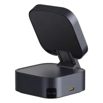 Baseus Magnetický bezdrátový nabíjecí stojánek PicoGo Series 2v1 Qi2 67W černý
