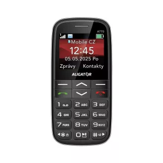 ALIGATOR A770 Senior černý + stol.nab.