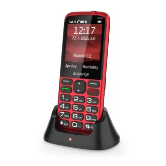 ALIGATOR A930 GPS Senior červený +st.nab. - Rozbalené ALIGATOR A930 GPS Senior červený +st.nab. - Rozbalené