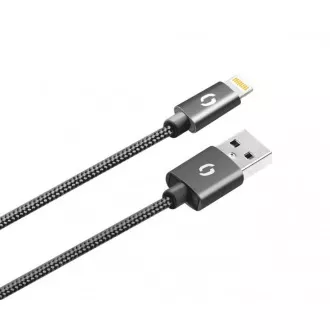 ALIGATOR PREMIUM 2A kabel, Lightning 2m, černý ALIGATOR PREMIUM 2A kabel, Lightning 2m, černý