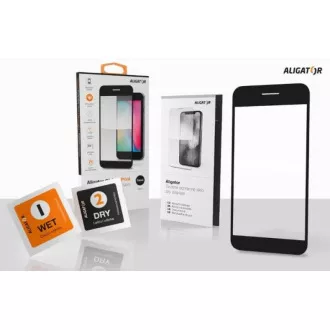 Aligator ochranné tvrzené sklo GLASS PRINT, Xiaomi Redmi A2, černá, celoplošné lepení