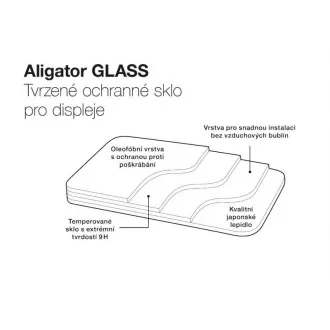 Aligator tvrzené sklo GLASS Aligator RX850