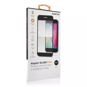 Aligator sklo GLASS PRINT Samsung A56 (5G) černá