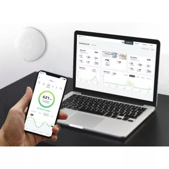 AirThings Wave plus - senzor kvality ovzduší, radonu, vlhkosti, teploty, VOC, CO2 a tlaku AirThings Wave plus - senzor kvality ovzduší, radonu, vlhkosti, teploty, VOC, CO2 a tlaku