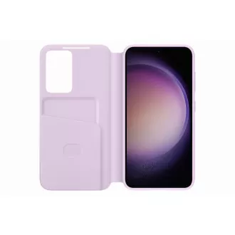 Samsung Flipové pouzdro Smart View pro Samsung Galaxy S23+ Lilac - Rozbalené