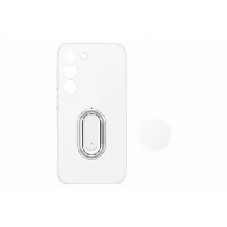 Samsung Průhledný kryt s odnímatelným úchytem na příslušenství pro Samsung Galaxy S23+ Transparent