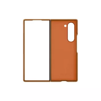 Samsung Ochranný kryt z veganské kůže pro Fold 6 Brown Samsung Ochranný kryt z veganské kůže pro Fold 6 Brown
