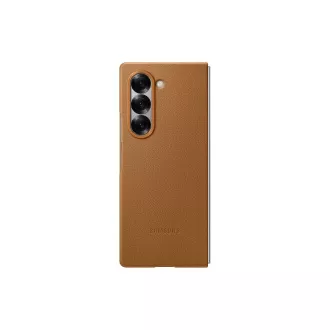 Samsung Ochranný kryt z veganské kůže pro Fold 6 Brown Samsung Ochranný kryt z veganské kůže pro Fold 6 Brown