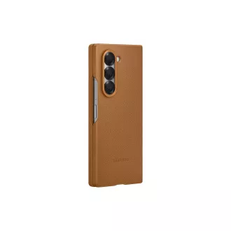 Samsung Ochranný kryt z veganské kůže pro Fold 6 Brown Samsung Ochranný kryt z veganské kůže pro Fold 6 Brown