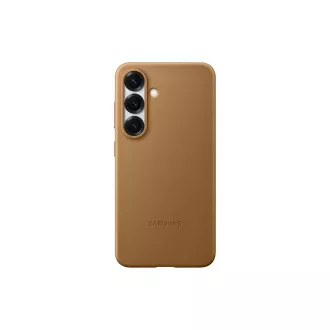 Samsung Ochranný kryt z veganské kůže pro Galaxy S25 Brown