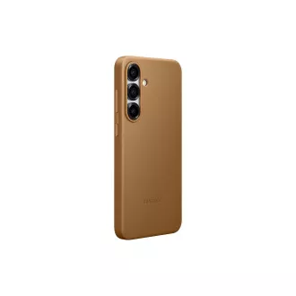 Samsung Ochranný kryt z veganské kůže pro Galaxy S25+ Brown