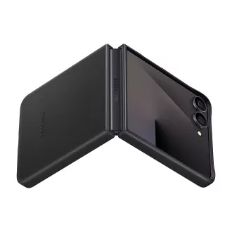 Samsung Ochranný kryt z veganské kůže Flip7 Black