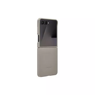 Samsung Ochranný kryt z veganské kůže Flip7 Taupe