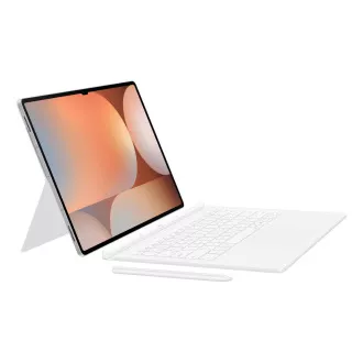 Samsung Ochranný kryt s klávesnicí a touchpadem pro Tab S10 Ultra/S9 Ultra White