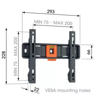 Vogel's TVM 1203, fixní TV držák pro obrazovky 19-50", 30 kg