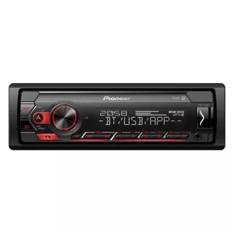 Pioneer MVH-S320BT autorádio s USB a Bluetooth červené Pioneer MVH-S320BT autorádio s USB a Bluetooth červené