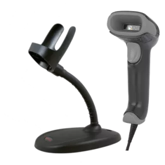 Honeywell Voyager XP 1470g - Disinfectant Ready, 2D, černý, USB kit, 1,5m kabel, stojan
